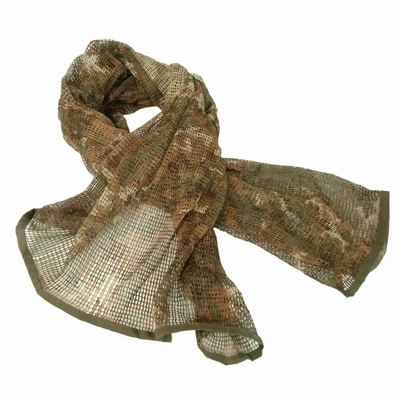 MIL-TEC® Netzschal PES vegetato W/L Tarnschal Commando Schal