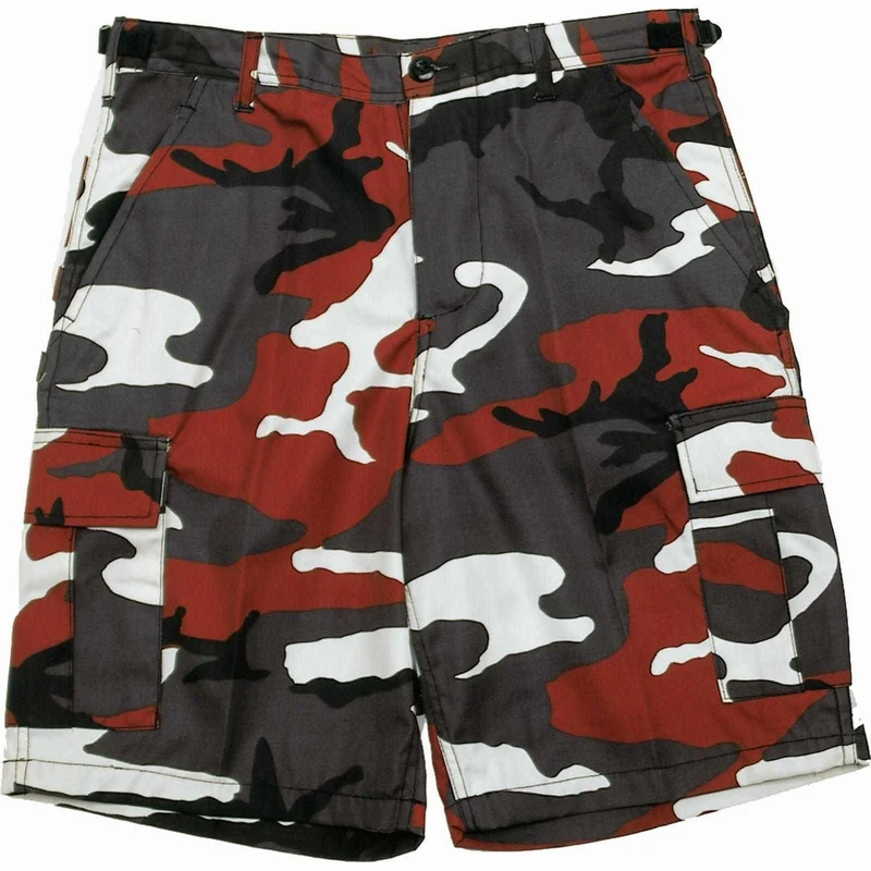 Mil-TEC® Bermuda red camo Military Style Hose Shorts