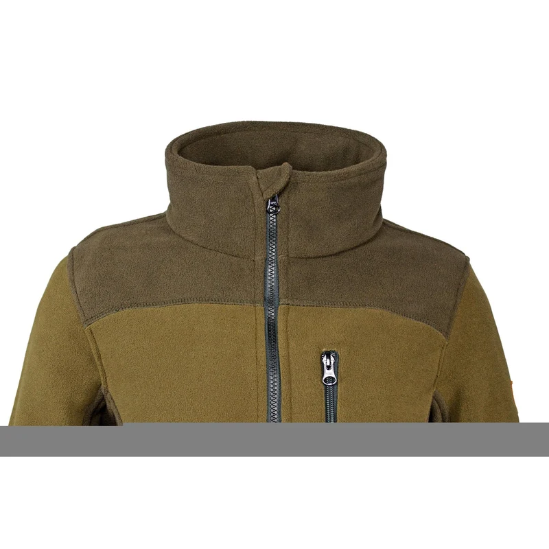HUBERTUS Damen Fleecejacke EIFEL oliv/braun Midlayer Jagdjacke