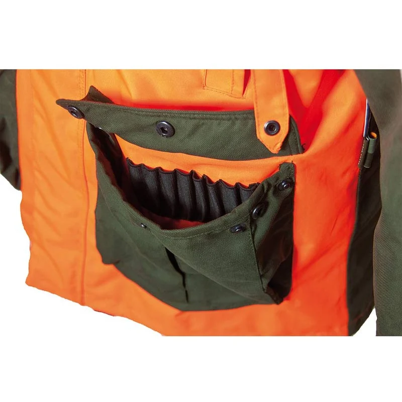 HUBERTUS Jagdjacke DOG KEEPER orange/oliv 3in1 Hundeführerjacke