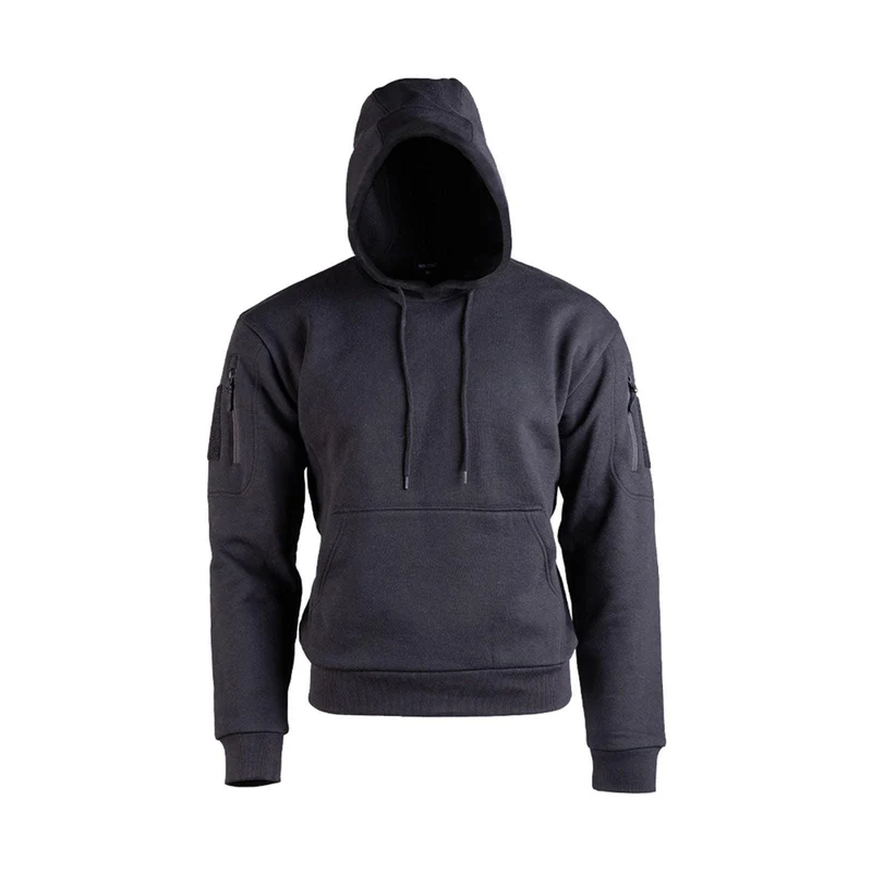 Mil-TEC® Tactical Hoodie schwarz Pullover Kapuzenpullover Pulli