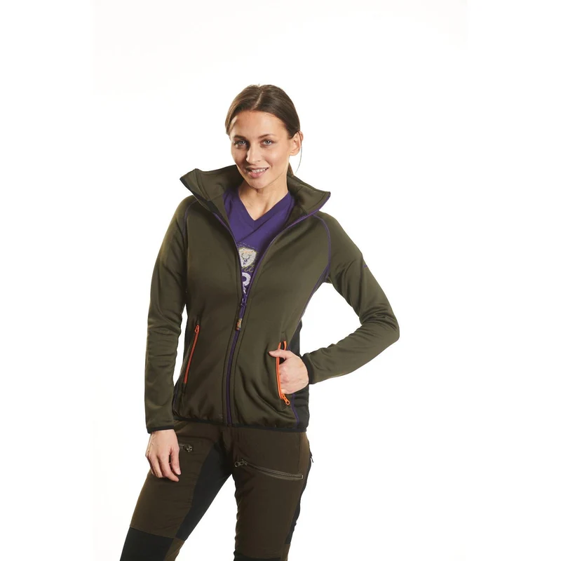HUBERTUS Damen TERAGON Funktionsjacke dunkel-oliv Outdoorjacke
