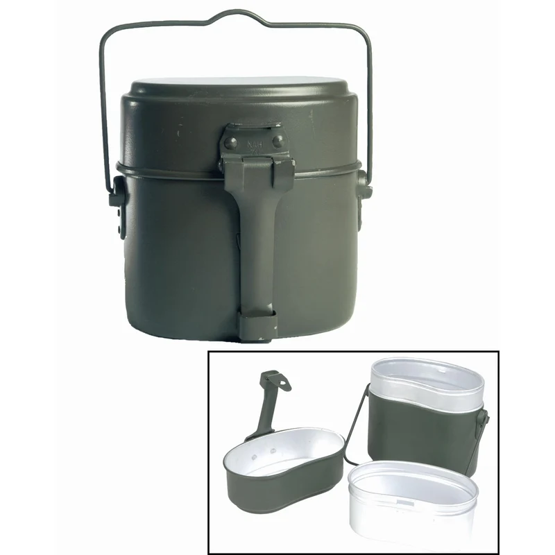 MIL-TEC® BW Kochgeschirr nach TL oliv Alu Kochset