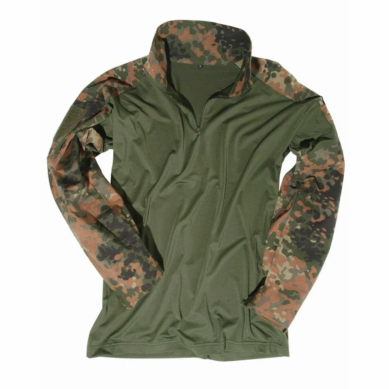 MIL-TEC® Feldhemd Tactical flecktarn Combat Shirt Einsatzhemd