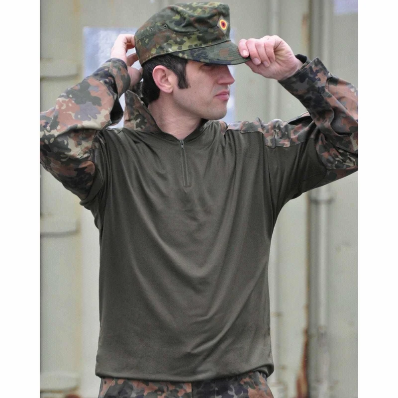 MIL-TEC® Feldhemd Tactical flecktarn Combat Shirt Einsatzhemd
