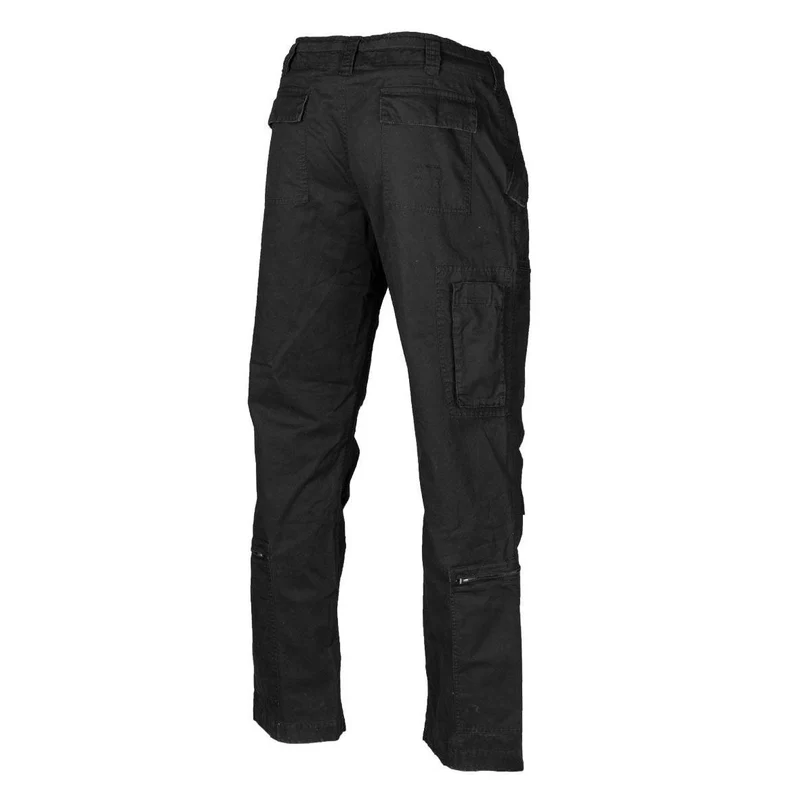 Mil-TEC® Fliegerhose Cotton Vintage "Straight Cut" schwarz Army Cargo Hose