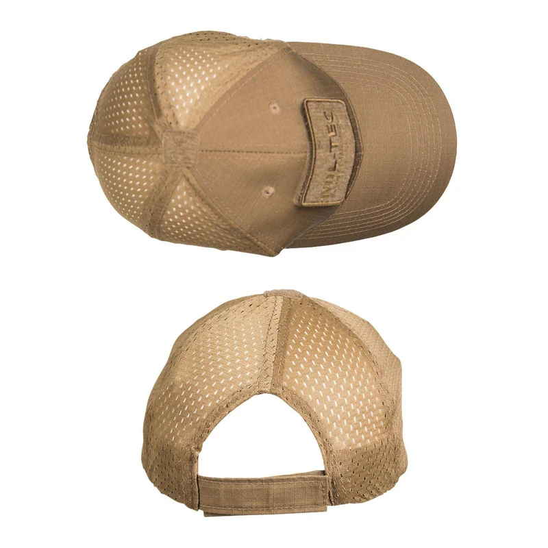 MIL-TEC® Baseballcap Netz dark coyote Tactical Cap Trucker Style one size