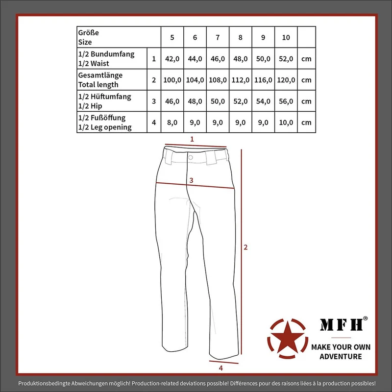 MFH® BW Herren Unterhose lang oliv nach TL