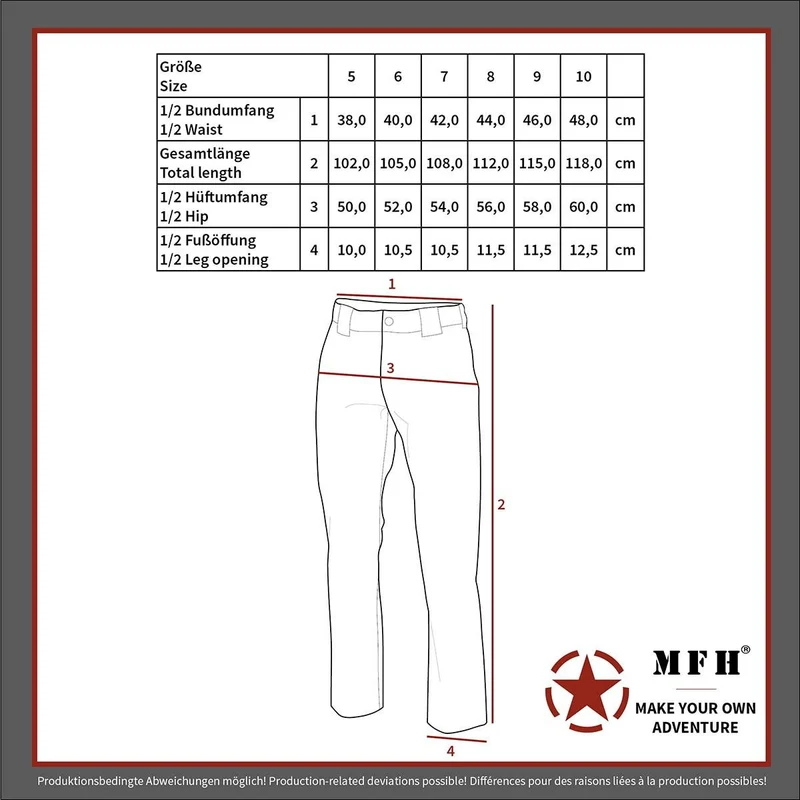 MFH® BW Plüschunterhose oliv Herren Unterhose nach TL