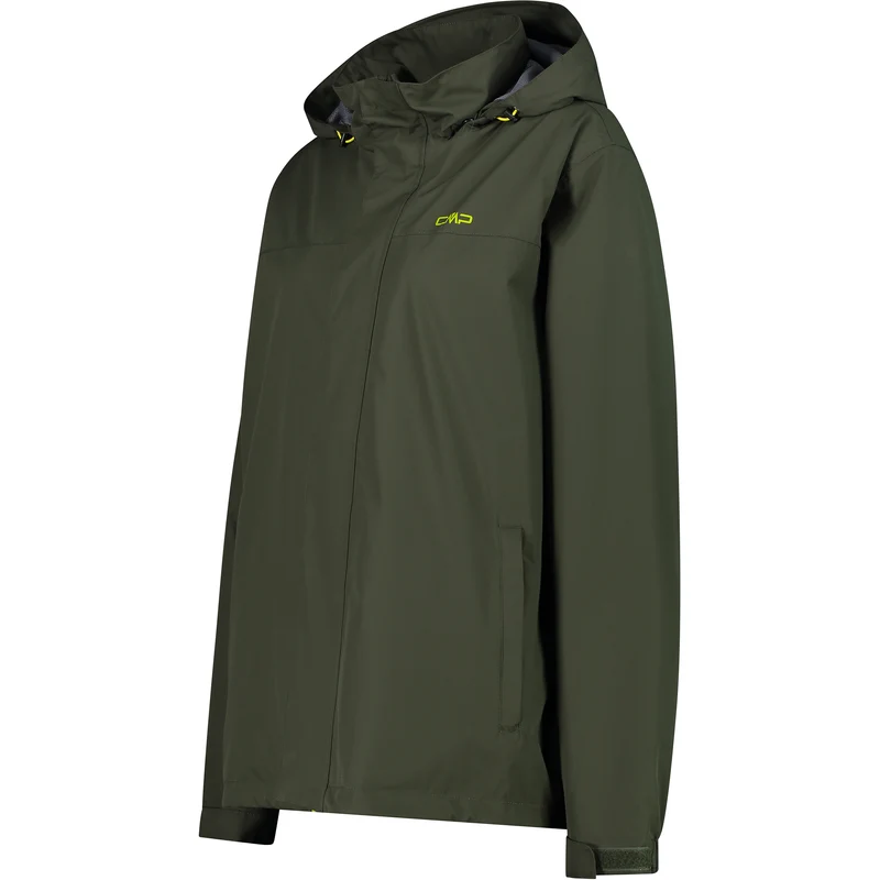 CMP Herren Regenjacke Snaps Hood Jacket 39X7367 oil green Packable