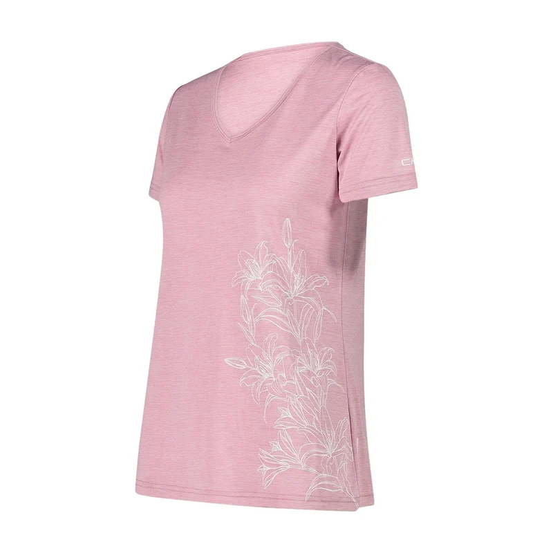 CMP Damen Shirt Light Jersey Print Shirt 39T6136 fard meliert