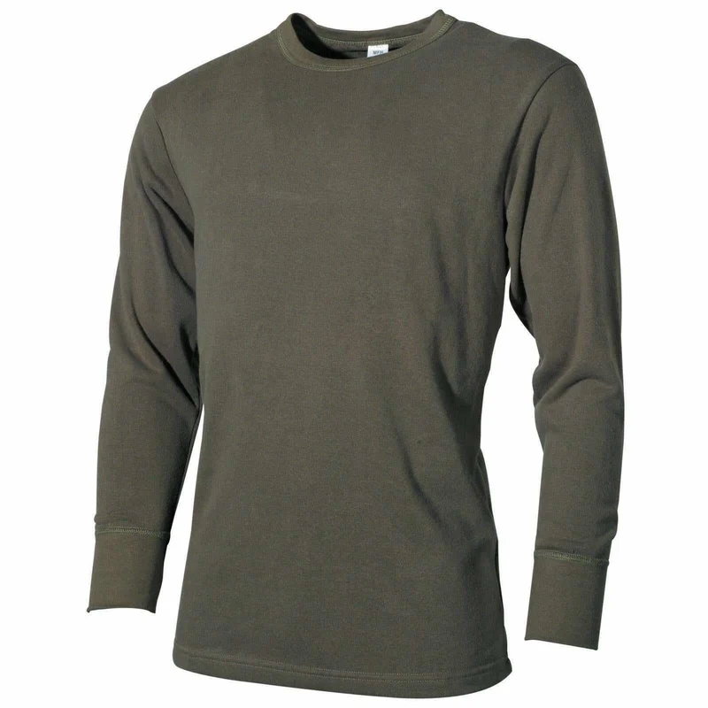 MFH® BW Plüschunterhemd oliv unisex Unterhemd nach TL