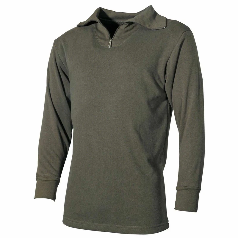MFH® BW Plüsch Rollkragenhemd oliv unisex Unterhemd nach TL