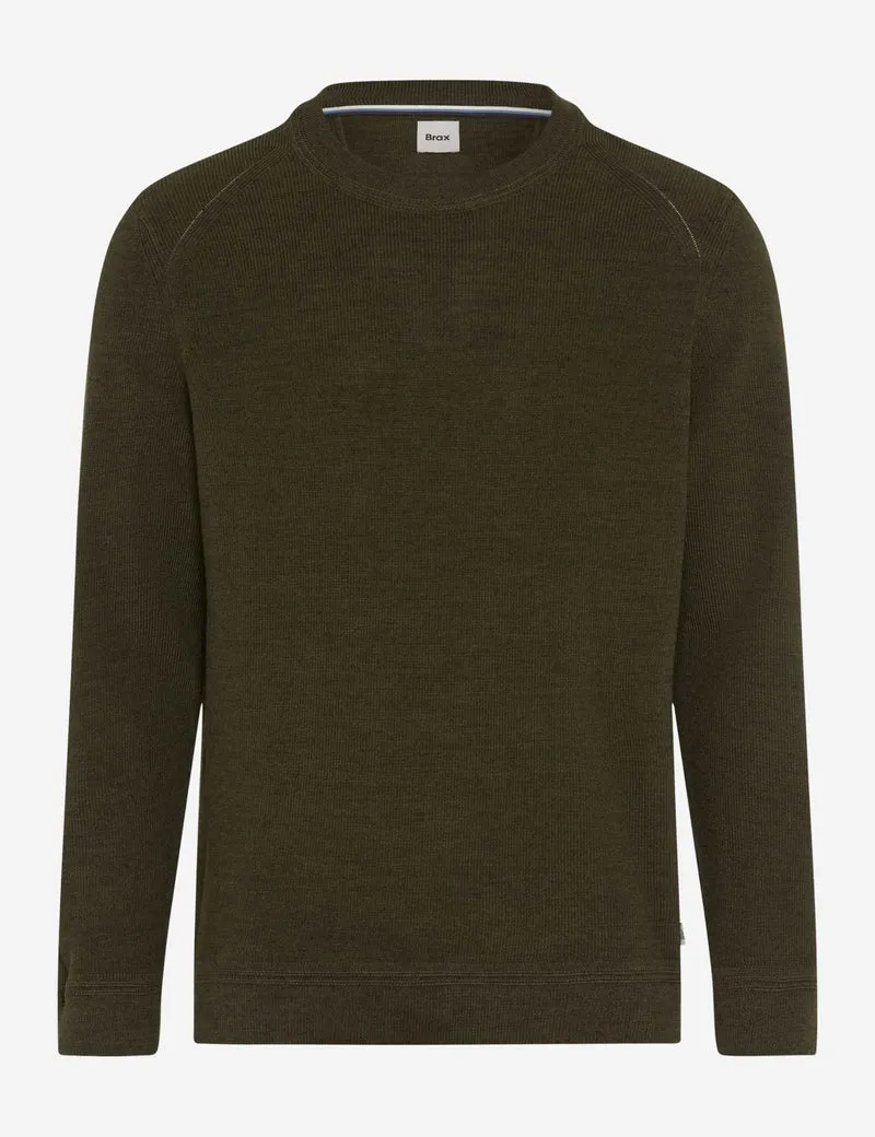ROY Strickpullover in Deep Jungle