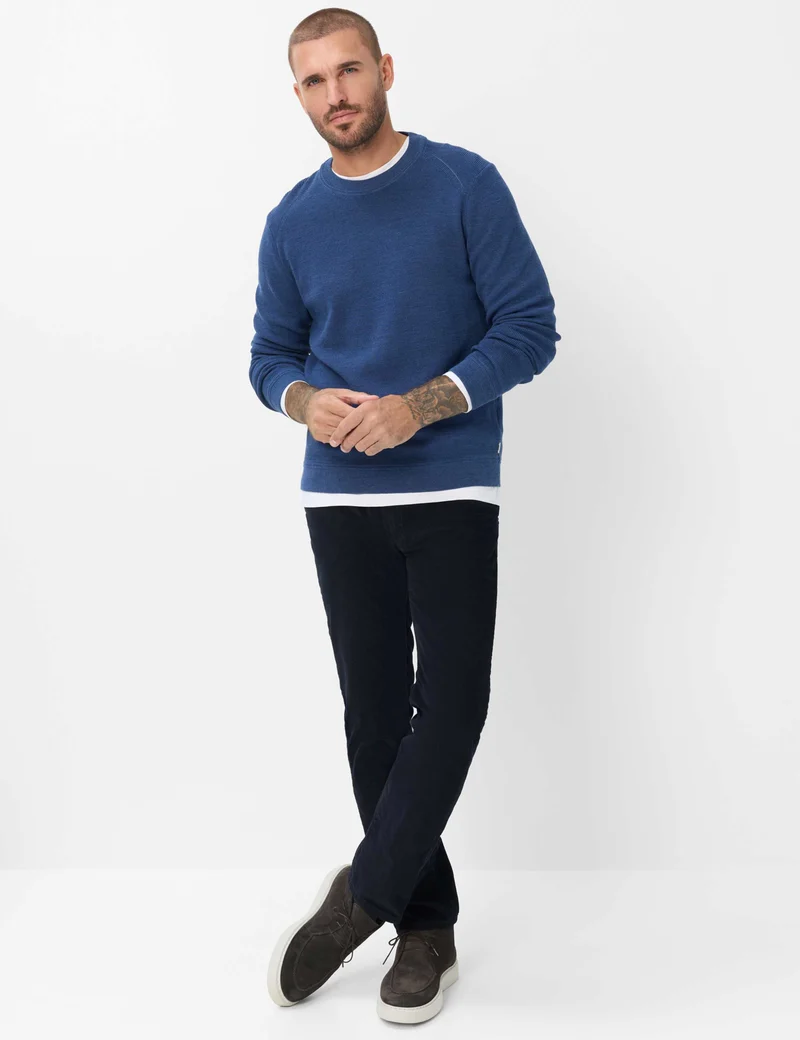 ROY Pullover in Steel Blue