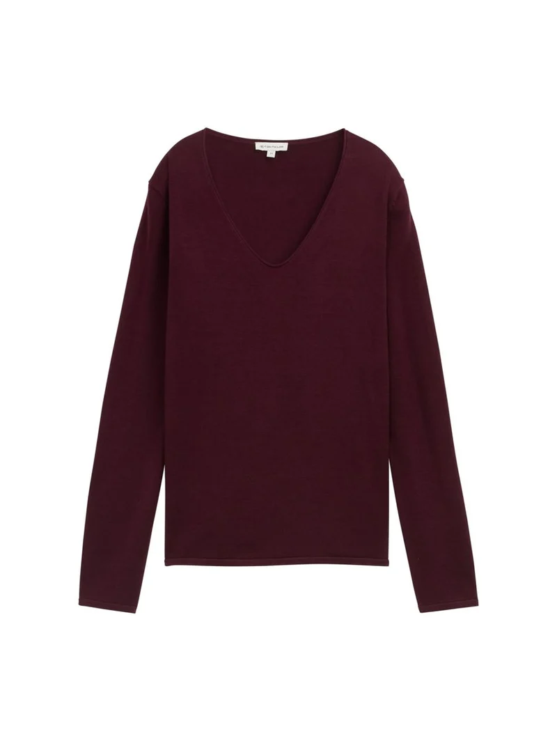 sweater basic v-neck