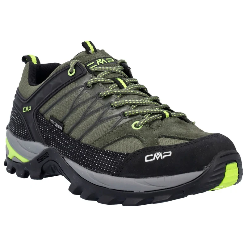 CMP Herren Rigel Low Trekking Schuhe WP 3Q54457 jungle-yellow fluo