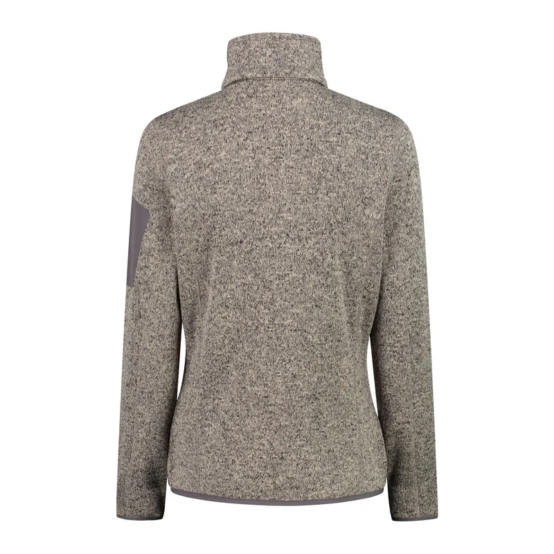 CMP Damen knitted melange Fleecejacke 3H14746 sabbia-terra