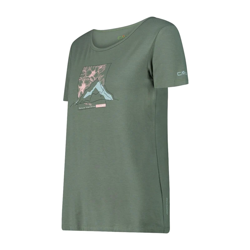 CMP Damen Shirt Woman T-Shirt Bamboo 31T8476 salvia