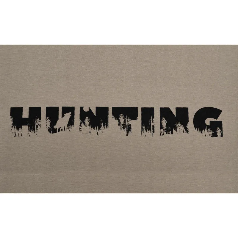 HUBERTUS Herren T-Shirt HUNTING beige Printshirt