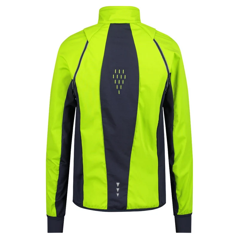 CMP Herren Hybrid Steppjacke Detachable Sleeves 30A2647 limegreen