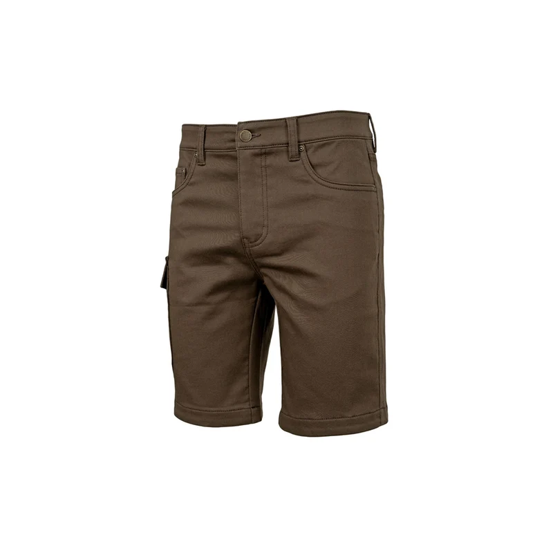 HUBERTUS Herren Comfort-Stretch Shorts HANNES dunkel-oliv Bermuda