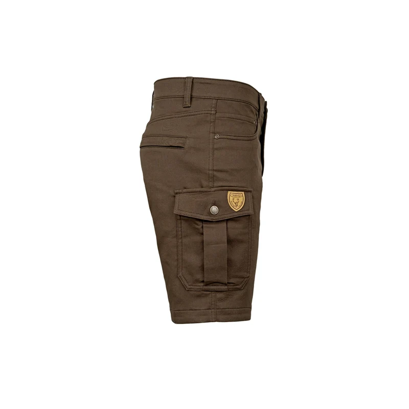 HUBERTUS Herren Comfort-Stretch Shorts HANNES dunkel-oliv Bermuda