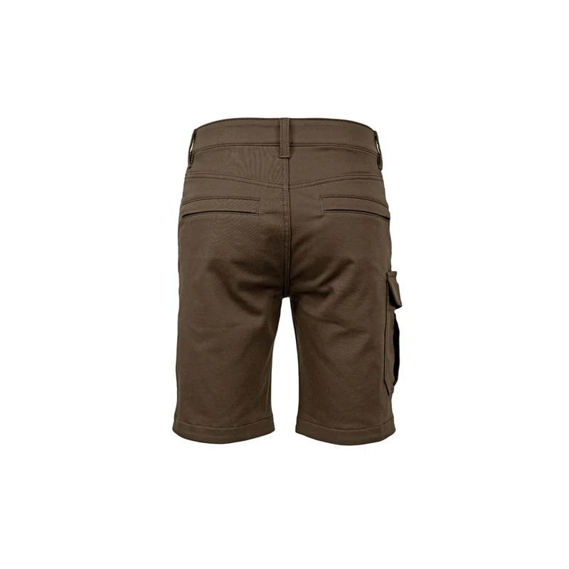 HUBERTUS Herren Comfort-Stretch Shorts HANNES dunkel-oliv Bermuda