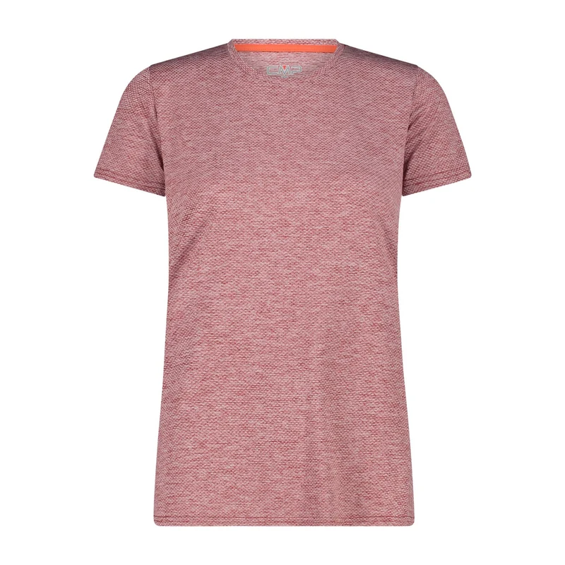 CMP Damen T-Shirt Light Melange Jersey Shirt 34N5916 granata