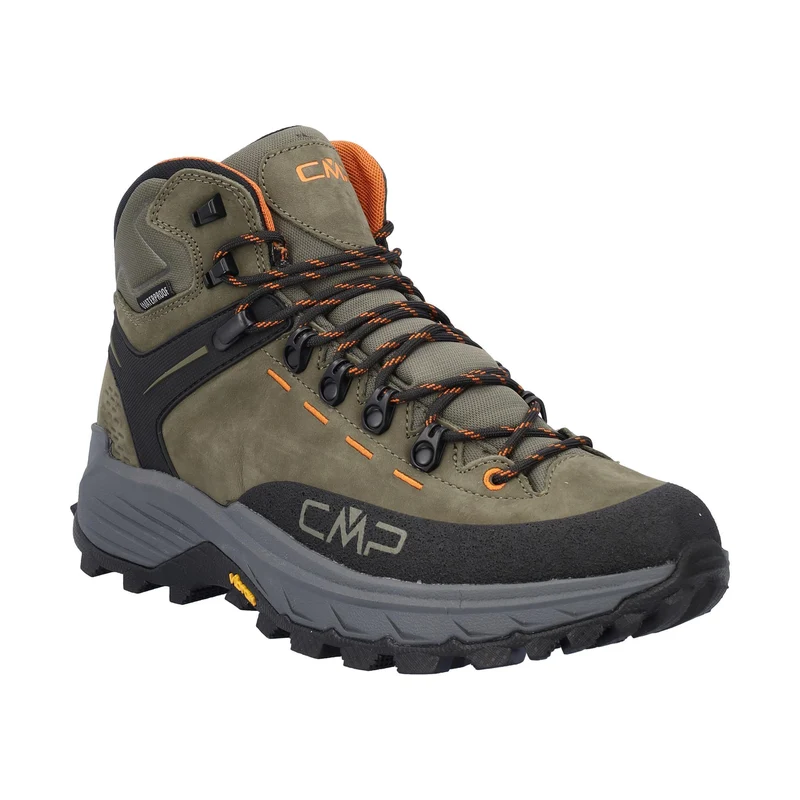 CMP Herren Tytanus mid Trekking Schuhe WP 3Q17657 olive-jaffa Wanderschuhe