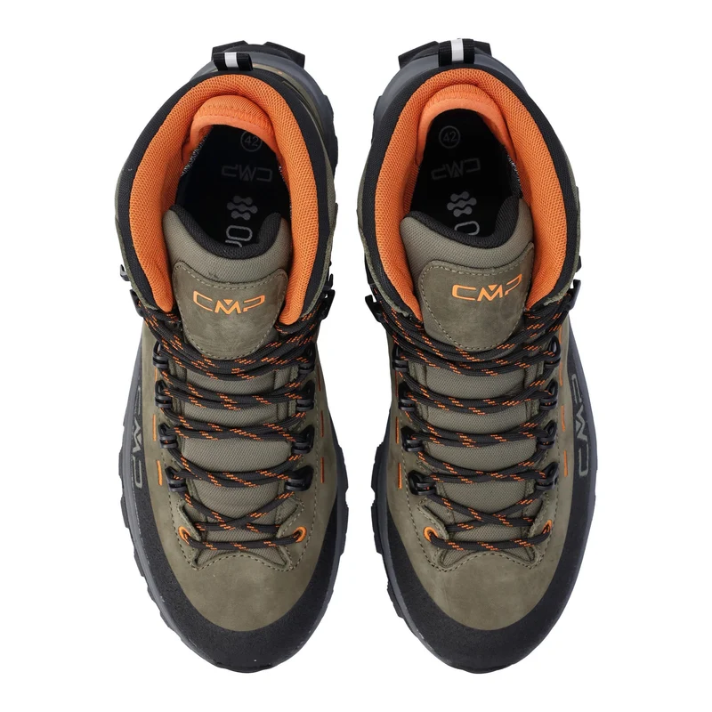 CMP Herren Tytanus mid Trekking Schuhe WP 3Q17657 olive-jaffa Wanderschuhe
