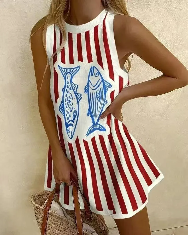 Pearl™ Leinenkleid
