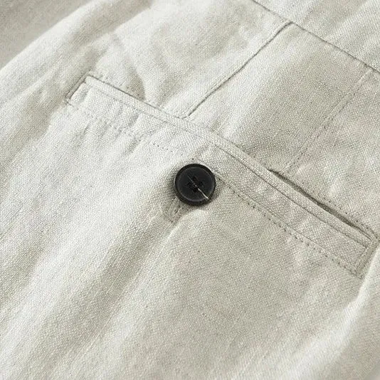Edle Leinenhose für Herren im Barrel Fit für den Sommer