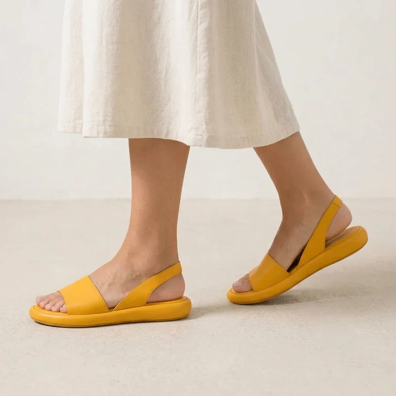 Sandalen für Damen mit bequemem Fußbett