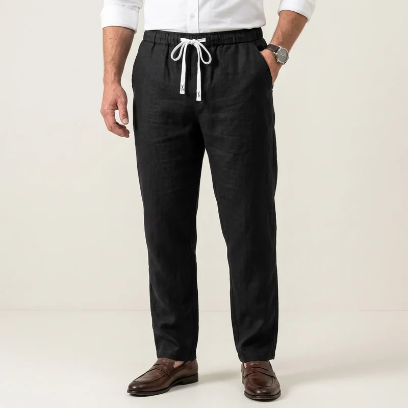 Relaxed Fit Schlupf-Hose für Herren mit Kordelzug