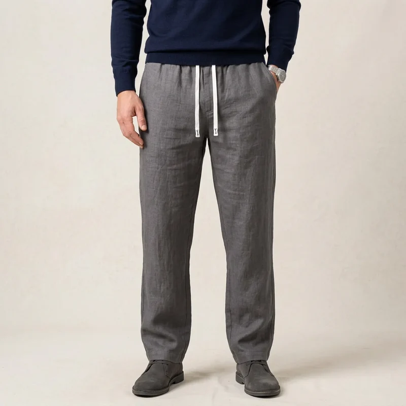 Relaxed Fit Schlupf-Hose für Herren mit Kordelzug