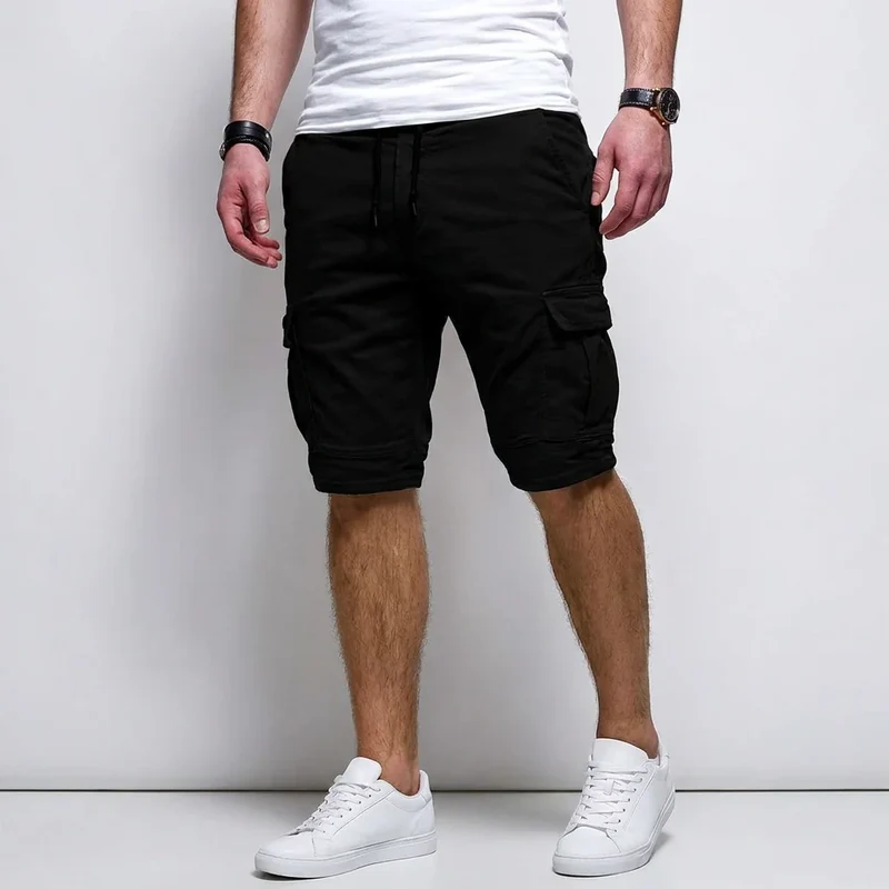 Cargo-Bermuda für Herren aus reiner Baumwolle in Regular Fit