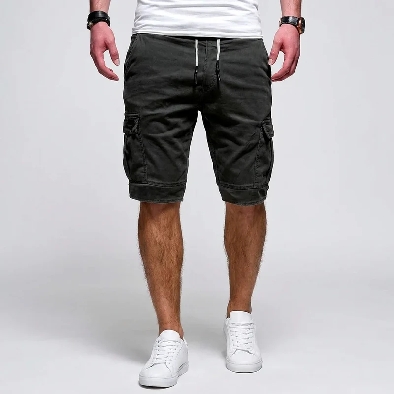 Cargo-Bermuda für Herren aus reiner Baumwolle in Regular Fit