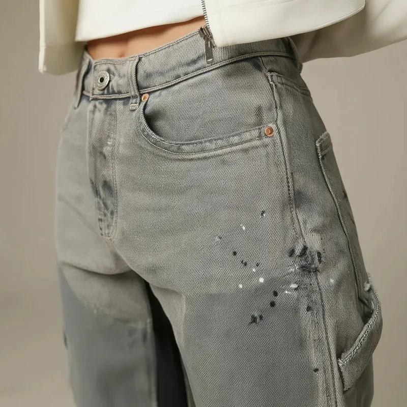 Schlaghose für Damen aus Denim im Carpetener-Stil