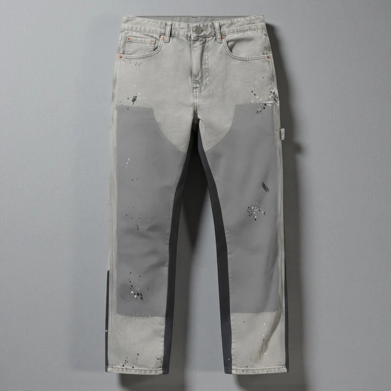 Schlaghose für Damen aus Denim im Carpetener-Stil