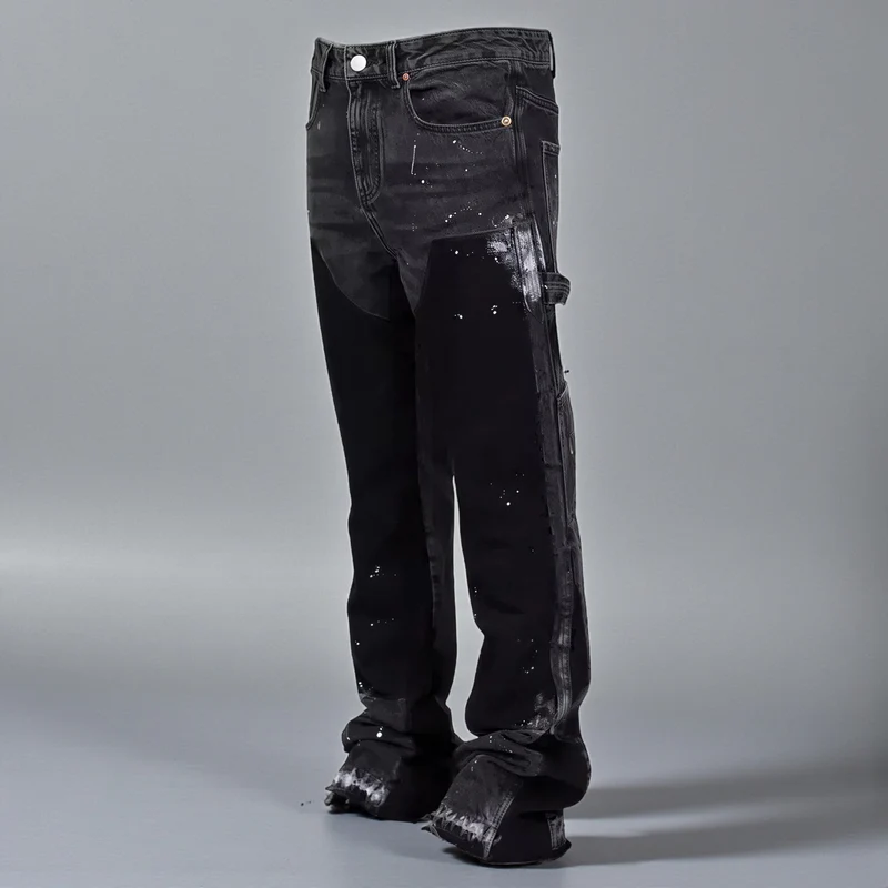 Schlaghose für Damen aus Denim im Carpetener-Stil
