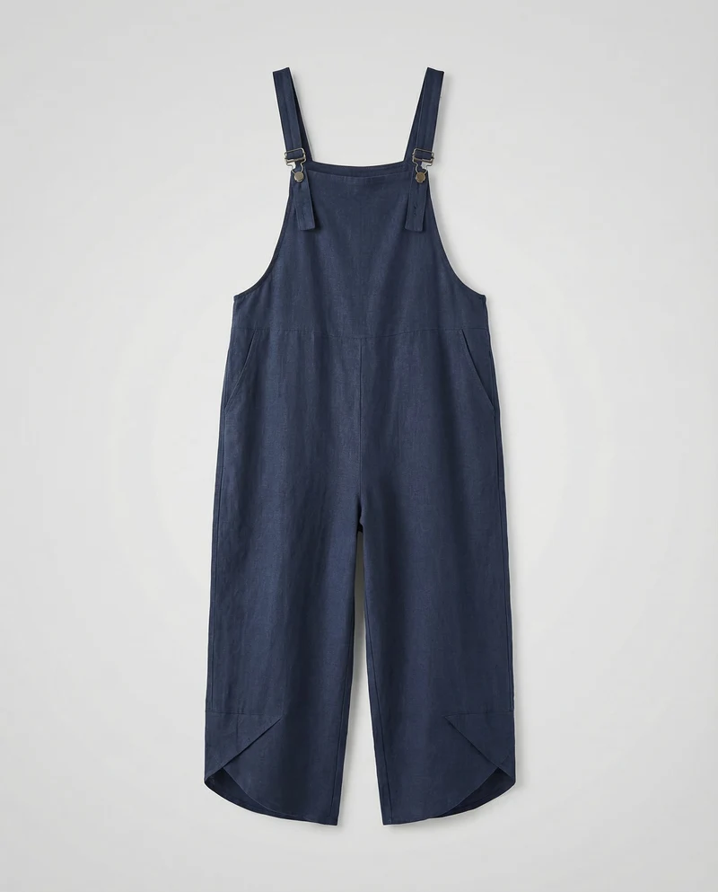 Leichte Latzhose für Damen in weitem Loose Fit