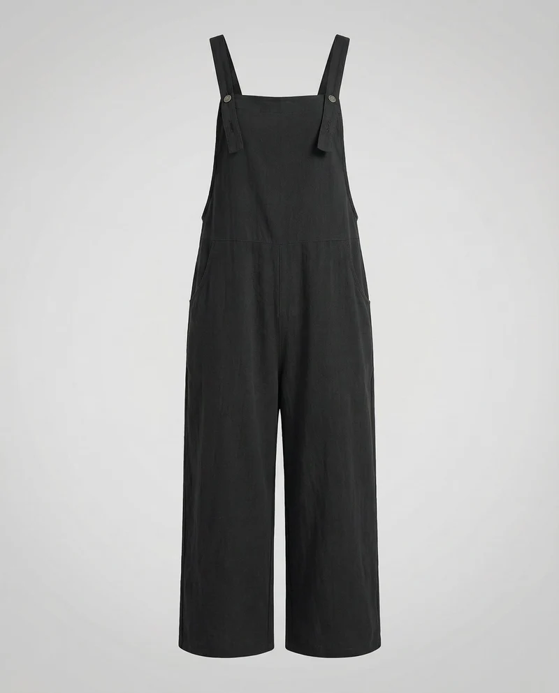 Leichte Latzhose für Damen in weitem Loose Fit