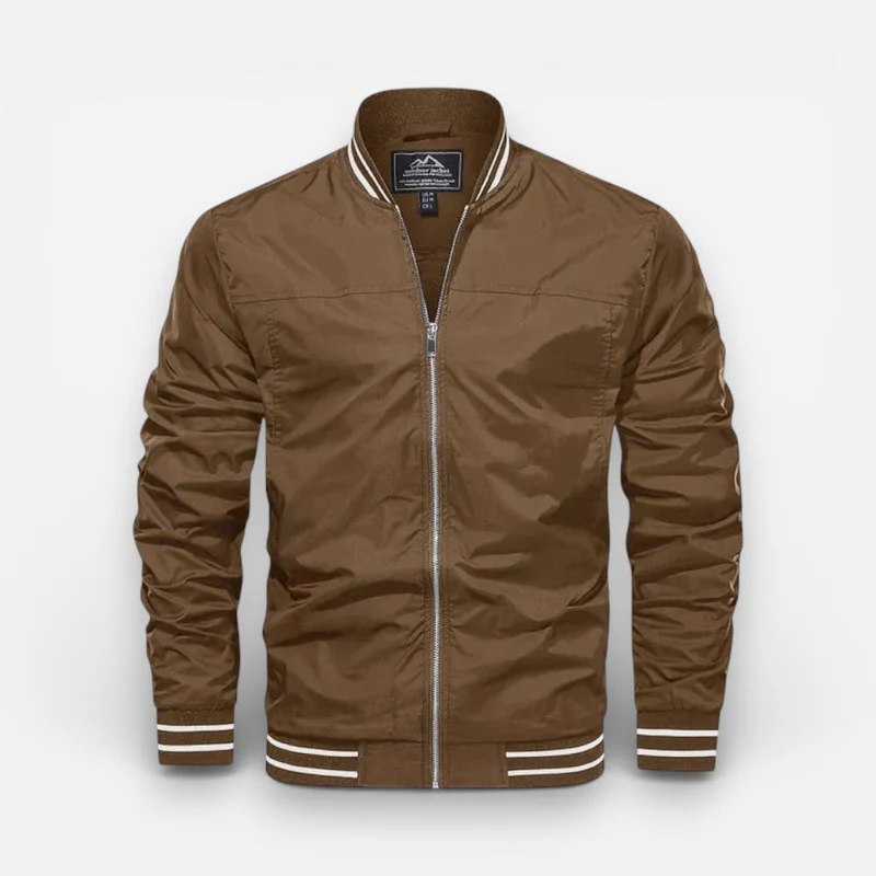 Leichter Blouson für Herren mit Rippbündchen und Kragen im Bomber-Stil
