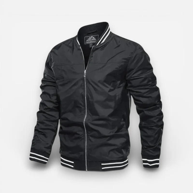 Leichter Blouson für Herren mit Rippbündchen und Kragen im Bomber-Stil