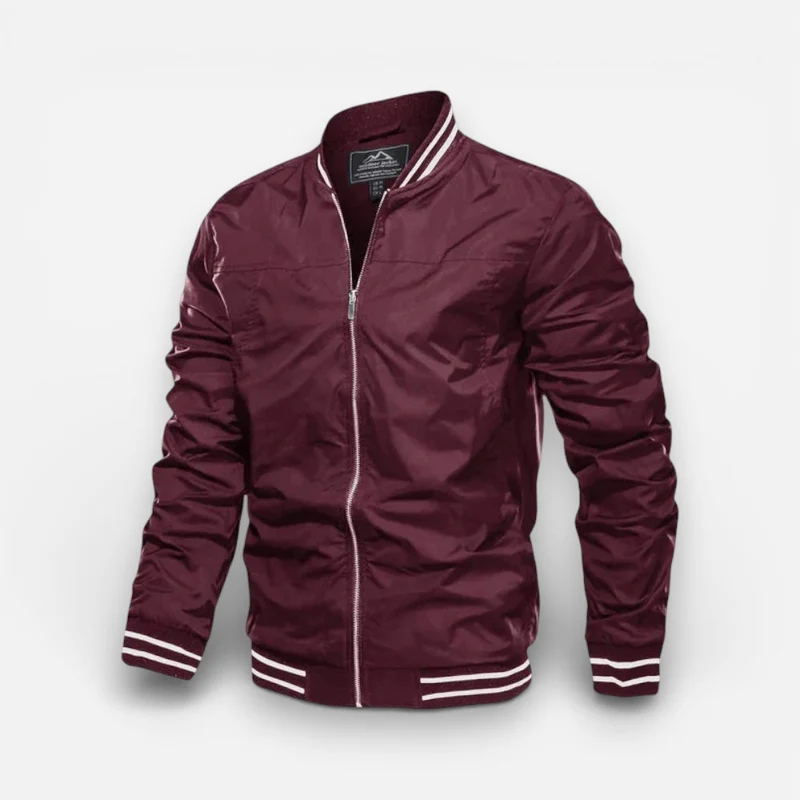 Leichter Blouson für Herren mit Rippbündchen und Kragen im Bomber-Stil