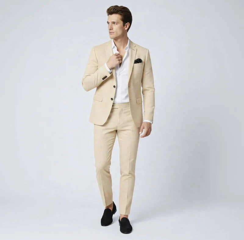 Anzug (2-tlg.Set) für Herren im Slim Fit