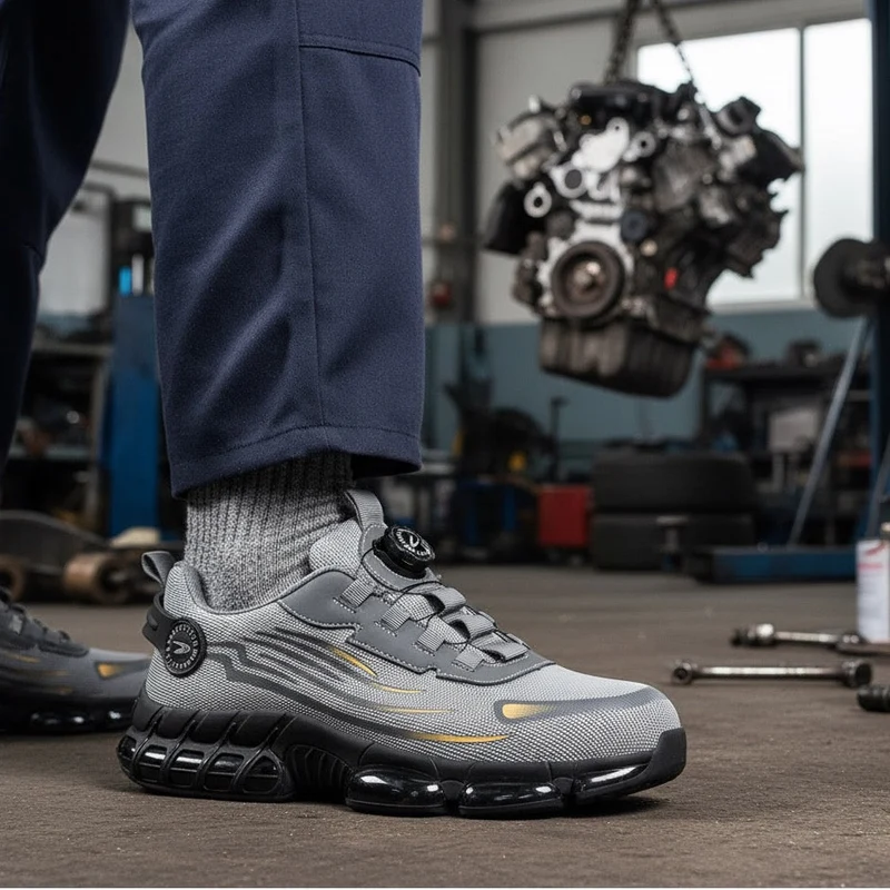 Leichte sportliche Sicherheitsschuhe im Sneaker-Stil