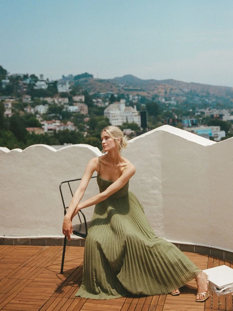 VERONIQUE | Verde Maxikleid