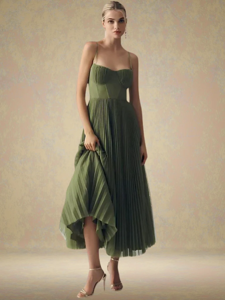 VERONIQUE | Verde Maxikleid